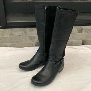 Dansko women’s Francesca Milled Nappa boots, size 38 (7.5-8)